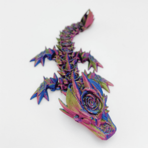 3d dragon dragon flexible 3d impreso dragon regalo para niñas