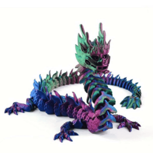 Creative articulating dragon 3d print Linked Moveable toys