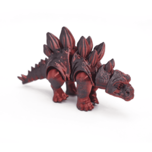 Impresora 3D creativa para figuras modelo Stegosaurus dragón