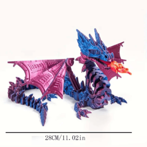 Juguetes mecánicos impresos en 3D de figuras voladoras impresas