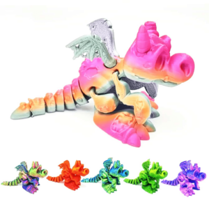 Lindo Dinosaurio Impreso en 3D y Figuras 3D Personalizadas