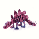Cabeza de dinosaurio impresa en 3D, juguetes multiarticulados