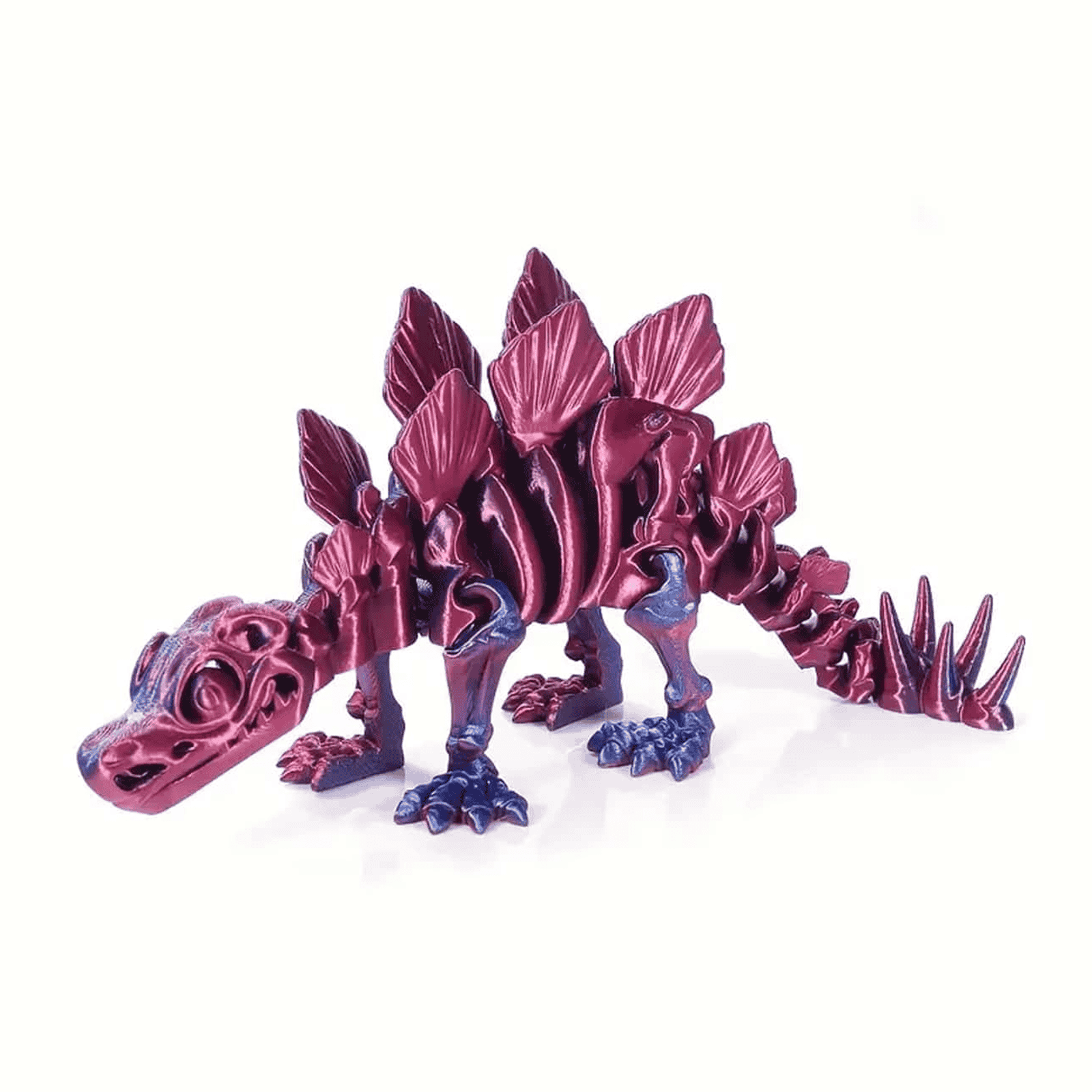Cabeza de dinosaurio impresa en 3D, juguetes multiarticulados