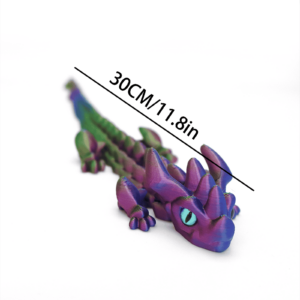 El mejor dragón móvil imapreso en 3D y casa de juguete impresa