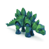 Impresora 3D creativa para figuras modelo Stegosaurus dragón