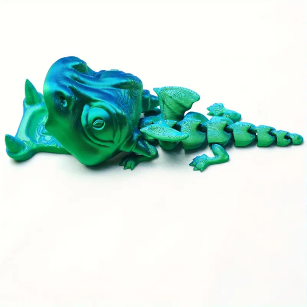 Animales articulados impresos en 3D y modelo de muñeca en 3D