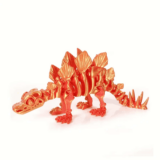 Cabeza de dinosaurio impresa en 3D, juguetes multiarticulados