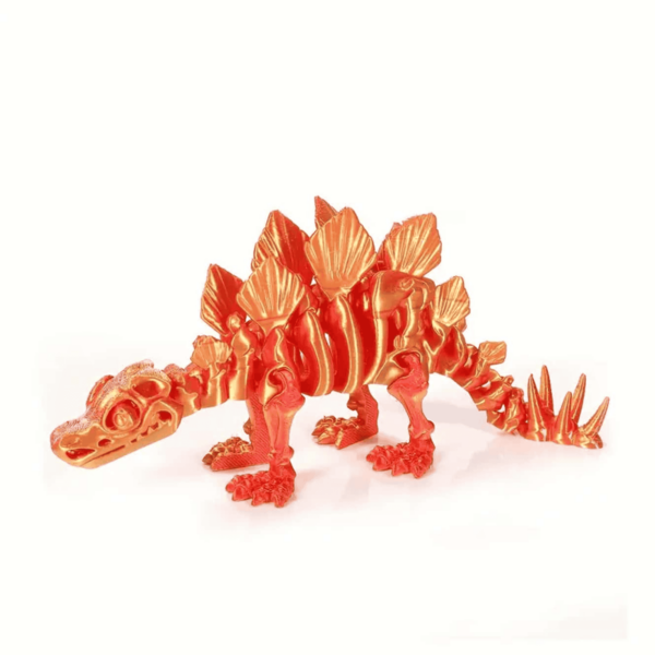 Cabeza de dinosaurio impresa en 3D, juguetes multiarticulados