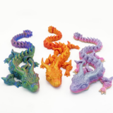 Dragón articulado en 3D muñecas personalizadas en 3D