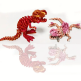 Dinosaurio 3D imprimible, juguetes de escritorio coloridos