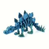 Cabeza de dinosaurio impresa en 3D, juguetes multiarticulados