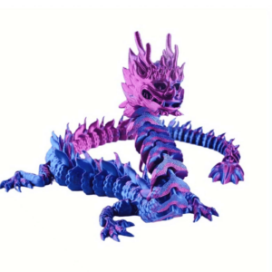 Creative articulating dragon 3d print Linked Moveable toys