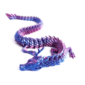 Dragón chino flexible modelo 3D articulado, STL juguetes móviles