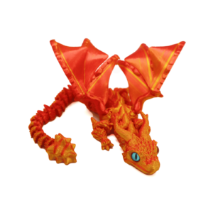 Dragón de cristal impreso en 3D, juguetes Flying Joints gratuitos