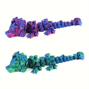 Dragón flexible impreso en 3D y dragones impresos móviles: ¡Explora el fascinante mundo de los dragones con impresión 3D!