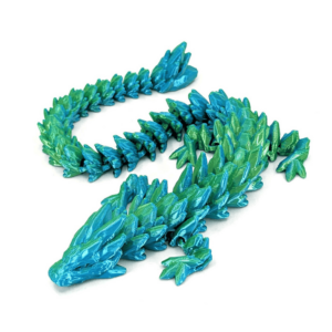 Figuras de acción articuladas impresas en 3D Gemstone Dragon