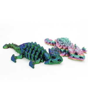 Figuras de animales impresas en 3D esqueleto de anquilosaurio