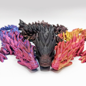 Impresora 3D Personalizada Crystal Dragon y Articulated Slug