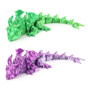 Impresora 3D de juguete articulado de dragón gateante para niños