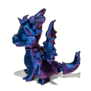 Pequeño animal volador articulado, impresión 3D, dragón flexible