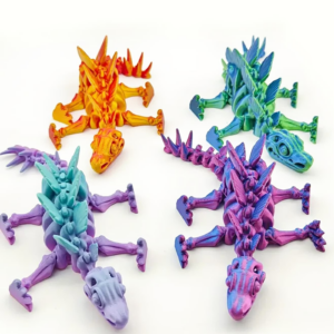 Animales impresos en 3D y juguetes únicos de animales en 3D