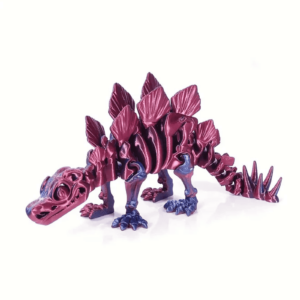 Cabeza de dinosaurio impresa en 3D, juguetes multiarticulados