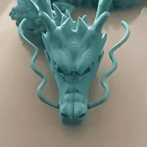 Juguete antiestrés impreso con modelo 3D de dragón articulado