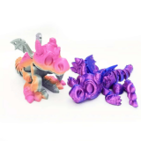 Lindo Dinosaurio Impreso en 3D y Figuras 3D Personalizadas