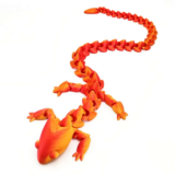 Nuevo dinosaurio articulado con impresión 3D y dragón enlazado