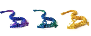 Impresora 3D Personalizada Crystal Dragon y Articulated Slug