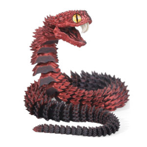 Juguete Serpiente Articulada 3D