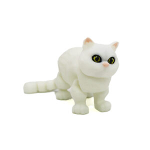 Figuras Gato Blanco Impresas