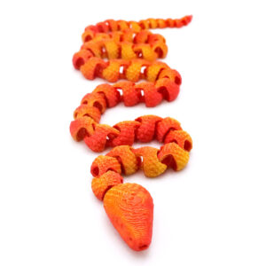 Único Articulado Serpiente 3D