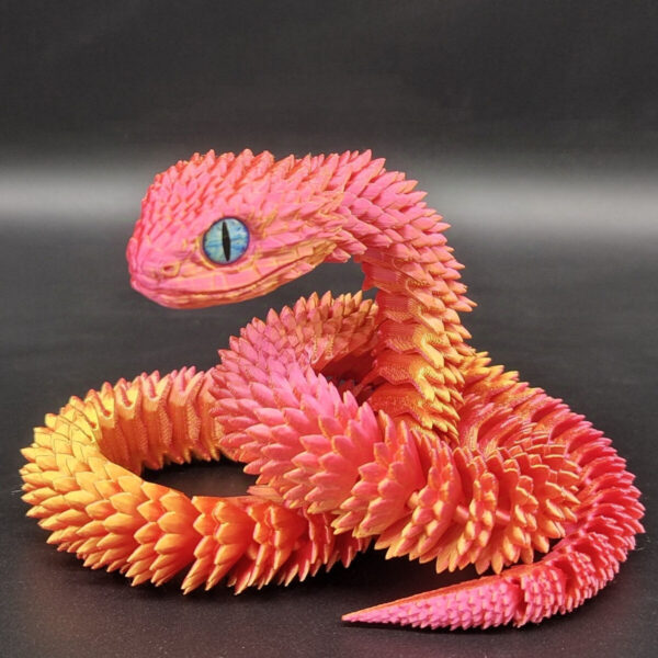 Juguete de Reptil Articulado 3D