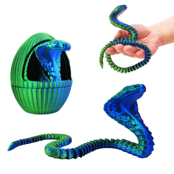 Huevo Serpiente Cobra Impreso