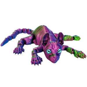 Gatito Articulado Impreso en 3D