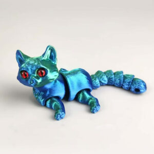Juguete Gato de Resorte 3D