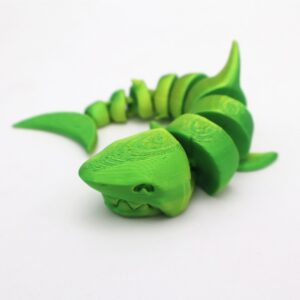 Figura Articulada de Tiburón 3D