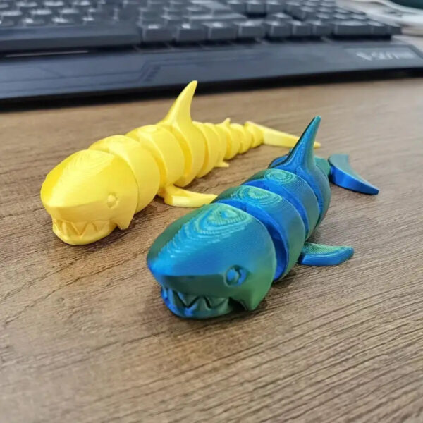 Tiburón Interactivo 3D Articulado Diseño Especial y Emocionante