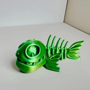 Pez Esquelético en 3D