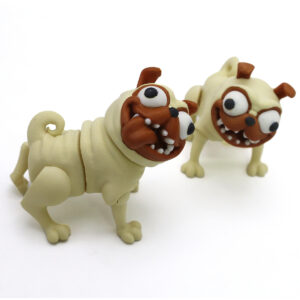 Perro Articulado Pug Impreso