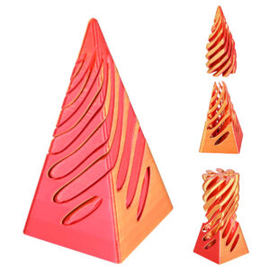 Diseño en 3D Impreso Pirámide