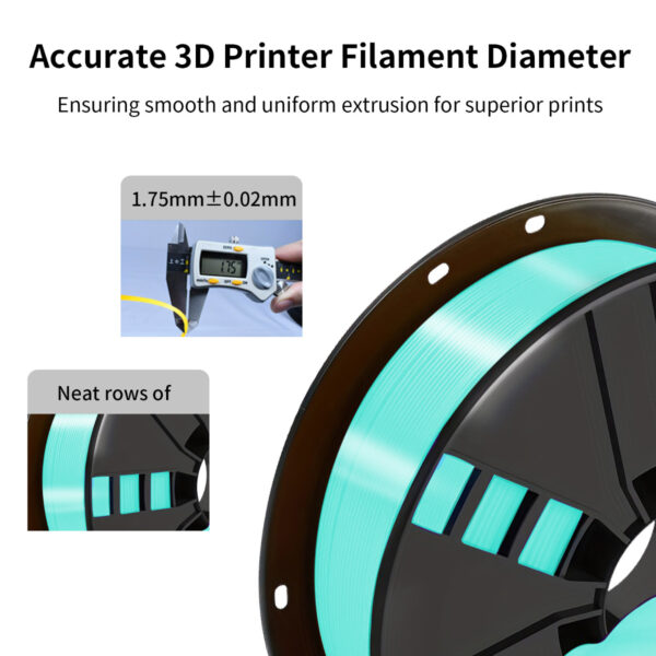 Filamento PLA 1.75mm Monocromático para Impresión 3D