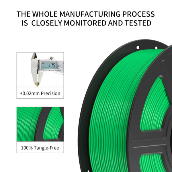 Filamento PETG Verde 1.75mm para Impresora 3D