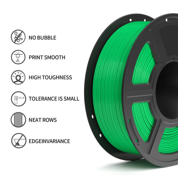 Filamento PETG Verde 1.75mm para Impresora 3D