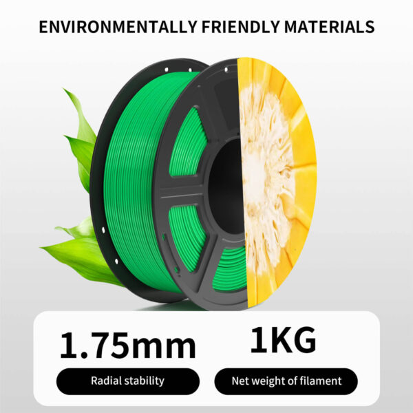 Filamento PETG Verde 1.75mm para Impresora 3D