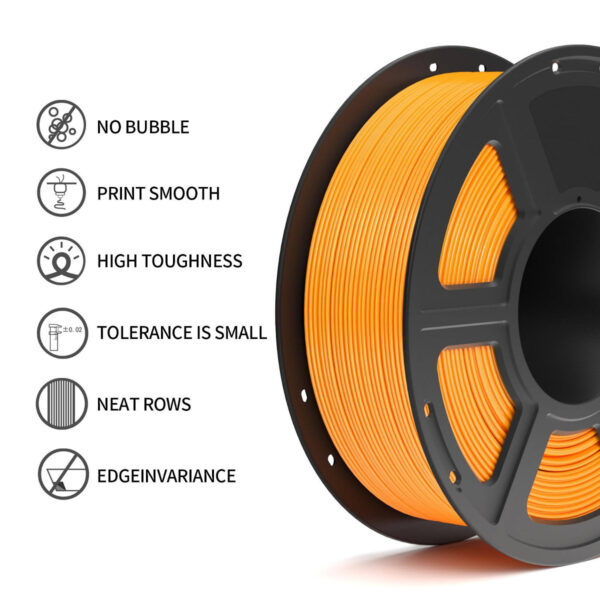 Filamento PLA Naranja Alta Velocidad para Impresión 3D 1.75mm