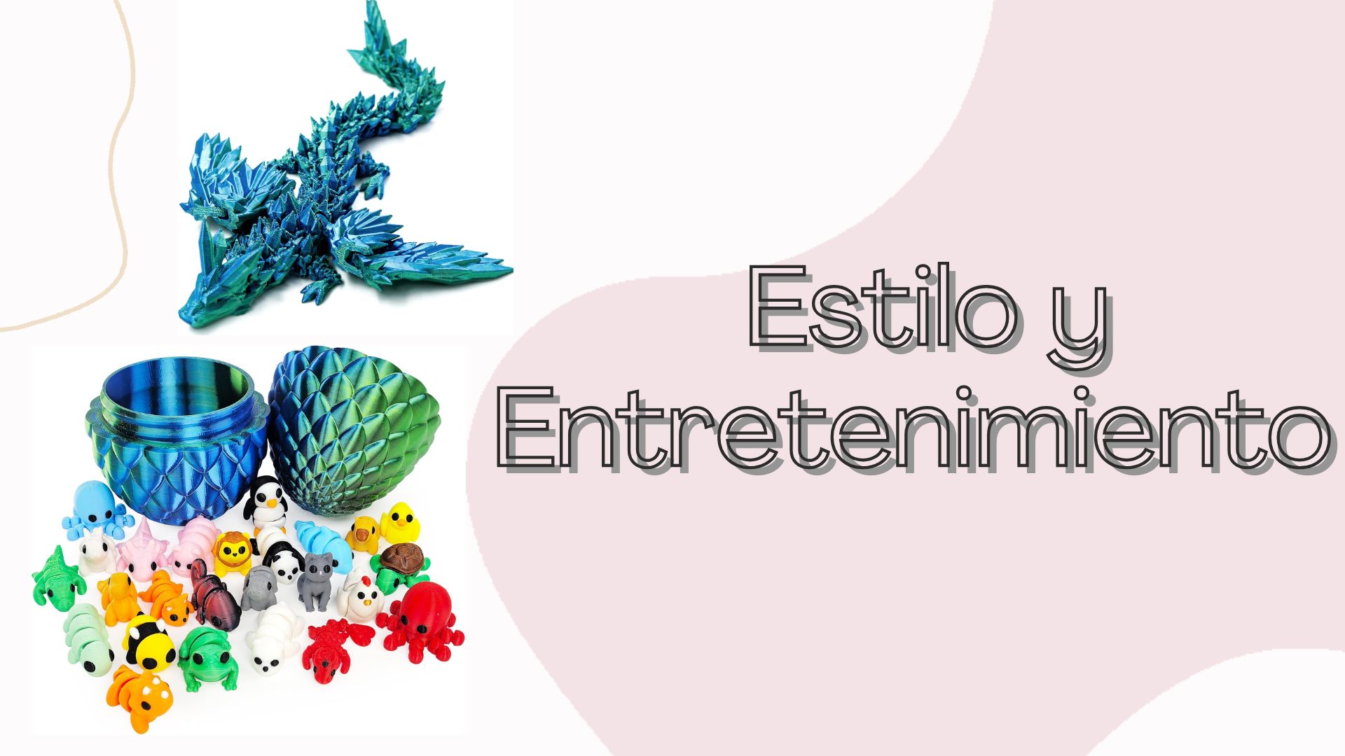 Estilo y Entretenimiento: Geniales Figuras Impresas en 3D Divertidas y Funcionales