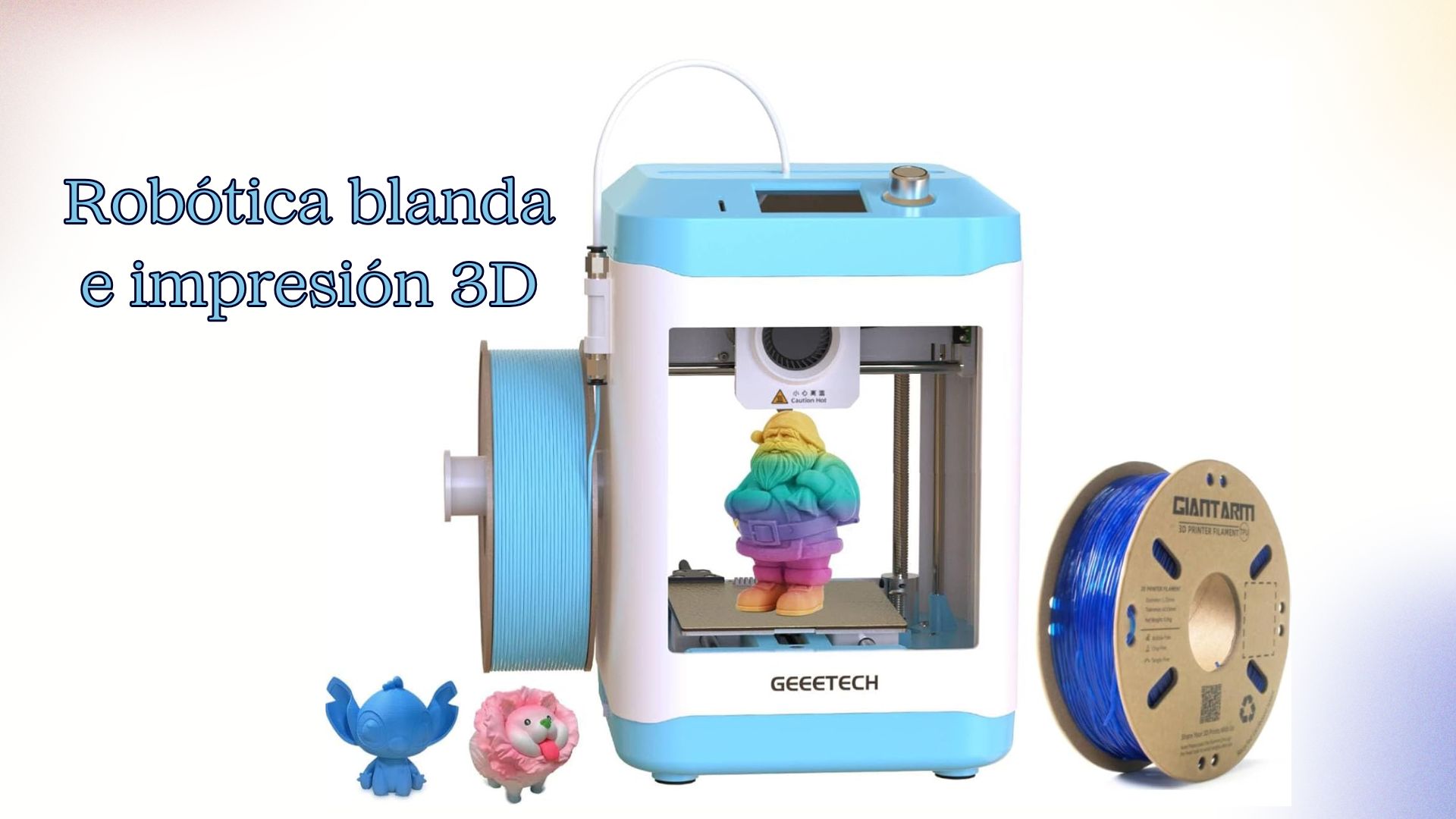 La intersección de la robótica blanda y la impresión 3D: creación de modelos móviles de dragones, mapaches y patos de goma