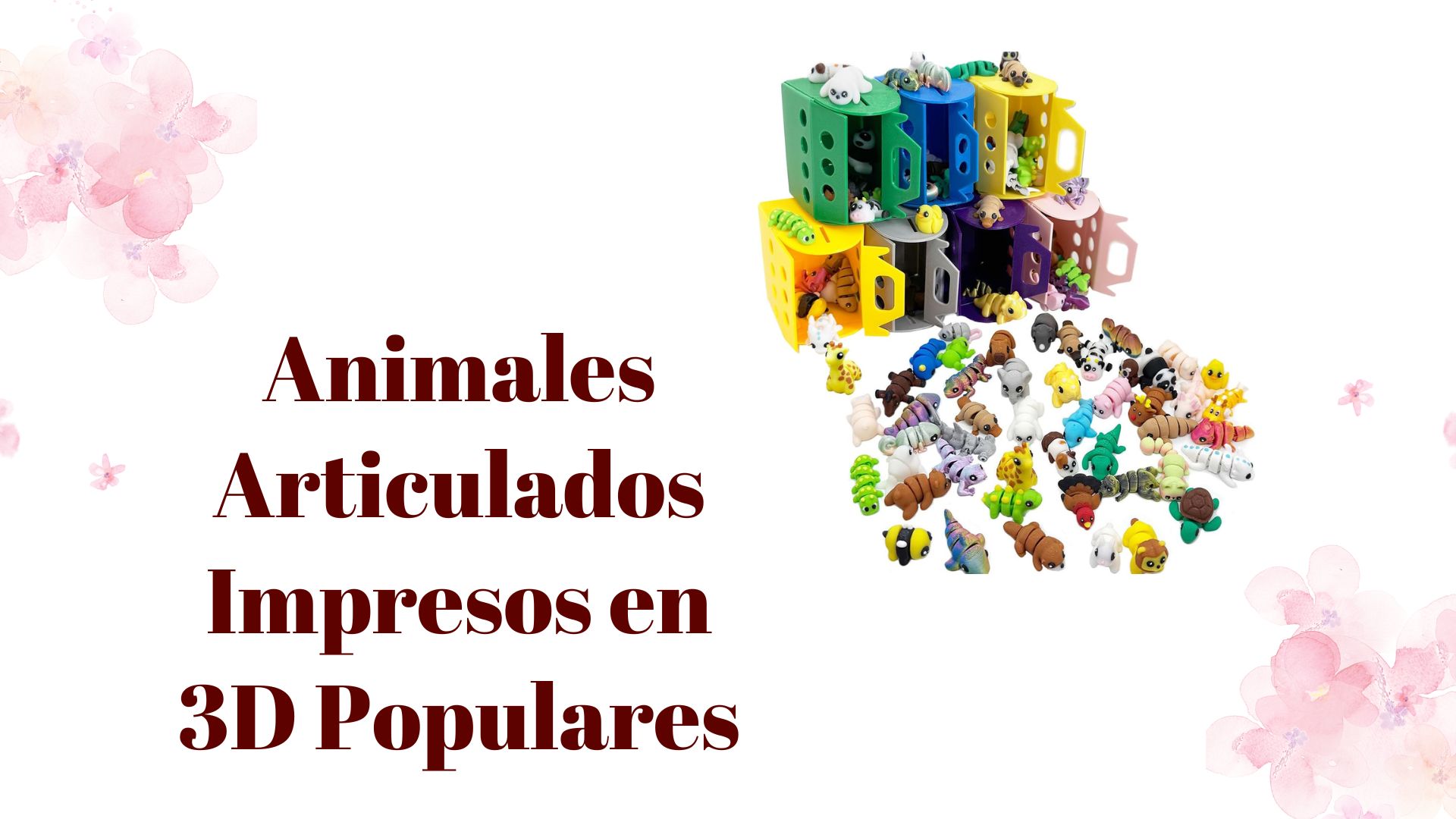 Los 10 animales articulados impresos en 3D más populares que puedes comprar hoy